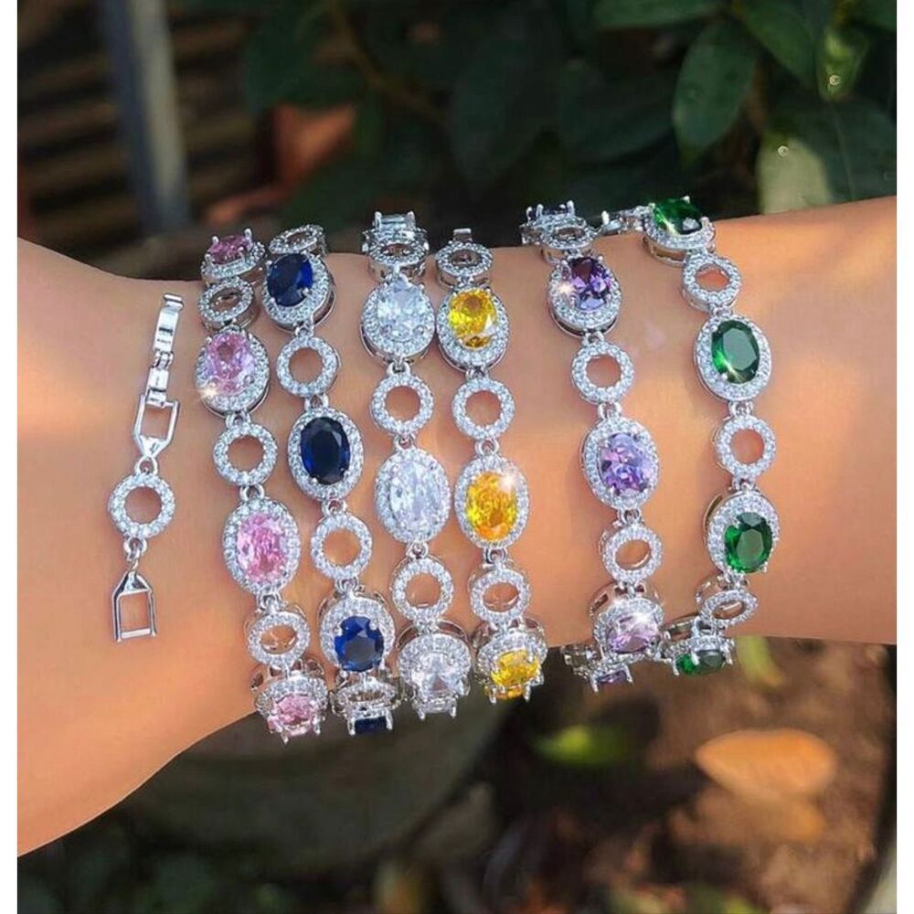 Gorgeous Pink CZ Bracelet
